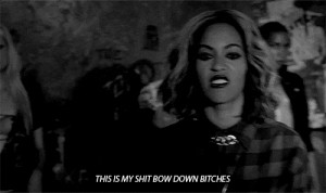 gif Black and White beyonce beyonce knowles bow down