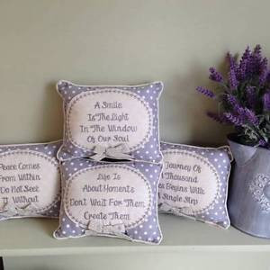 Small-Gift-Cushions-with-Motivational-Words-Sayings-Quotes-Love-Peace ...