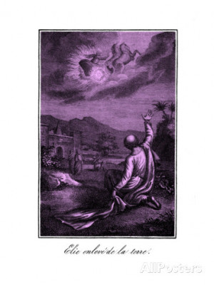 The Prophet Elijah Ascends into Heaven Giclee Print