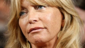 Actress Goldie Hawn listens to U.S. President Barack Obama speak at ...