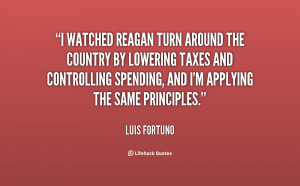 watched Reagan turn around the country by lowering taxes and ...
