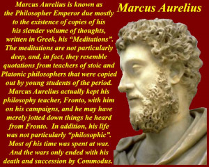 Marcus Aurelius Gladiator Quotes And pictures of some details