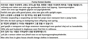 Inspirational Korean Quotes