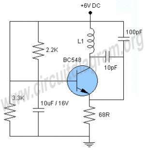 Metal Detector Schematic Circuit Diagram