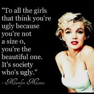 ... was a fixation with size zero during Marilyn's era. Nice try, fatties