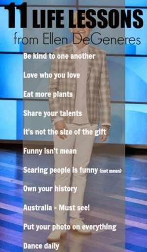 11 Life Lessons from Ellen DeGeneres