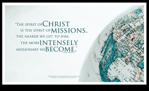 of missions poster the spirit of christ is the spirit of missions ...