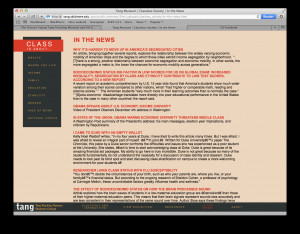 In the News” section, which has been updated throughout the run of ...