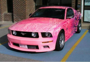 and Pink Cars for Ladies!!! Pink Cars, Awesome, Riding, Pink Mustangs ...