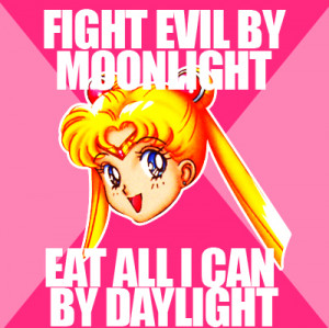anime, funny, girl, meme, pink, sailor moon, text
