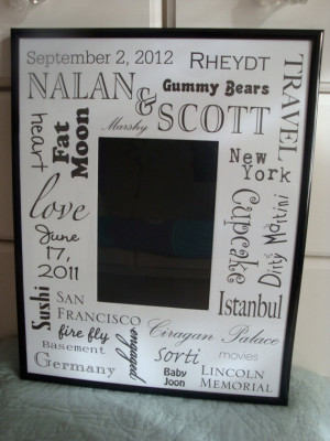 KJ Frames: Custom Photo Mat with Frame {Rafflecopter Giveaway}