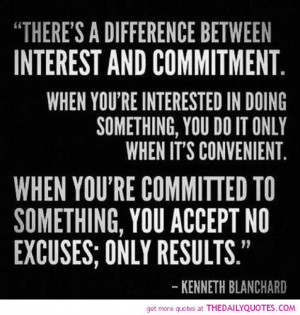 Interest And Commitment