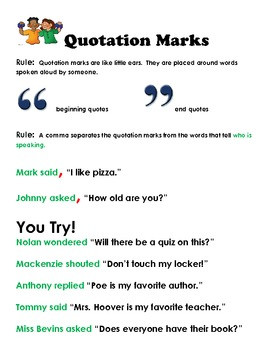 When To Use Quotation Marks | Journal Articles in PDF