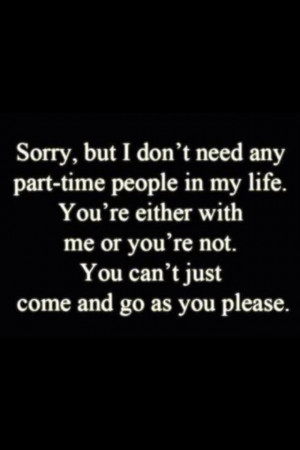 Full-time or no-time