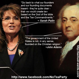 Today’s Quotes: Sarah Palin, John Adams, Ron Reagan
