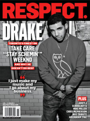Drake Covers RESPECT Magazine [PHOTOS]