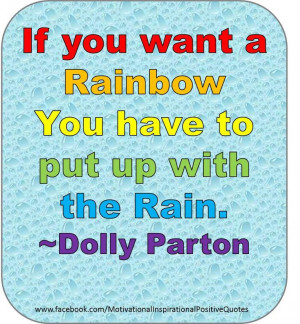 These are the rainbow life quote sayings Pictures