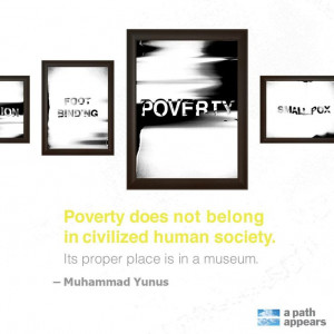 ... poverty by providing microcredit and #microfinance to the poor. #quote