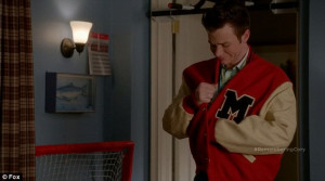 ... in his letterman jacket, which he said made Finn look like 'Superman