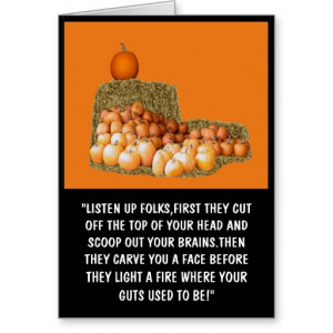 Funny slogan Halloween Greeting Cards