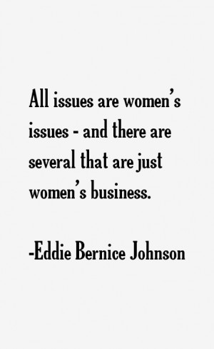 Eddie Bernice Johnson Quotes & Sayings