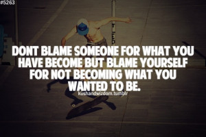 Never give up on yourself