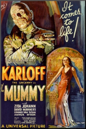The Mummy Movie Boris Karloff, It Comes to Life Poster Print パネル ...