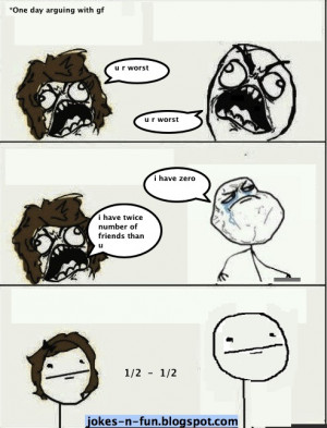 Jokes: Boyfriend girlfriend argument