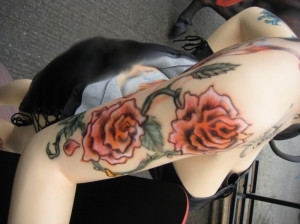 Arm Tattoo for Girls : Rose Arm Tattoo
