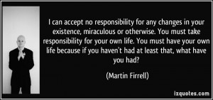 Quotes About Taking Responsibility