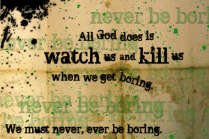 ... relationship, home... it's your responsibility to love it, or change