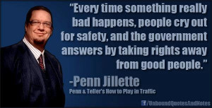 People cry out for safety, and the government answers by taking rights ...