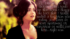 tagged as pretty little liars aria montgomery lucy hale quote