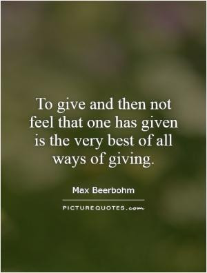The more you give, the more they try and take.