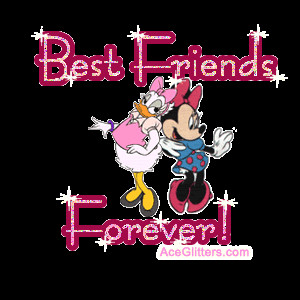 Best Friends Forever Minnie Mouse & Daisy Duck Glitter