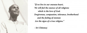 Quotes on religion by Sri Chinmoy
