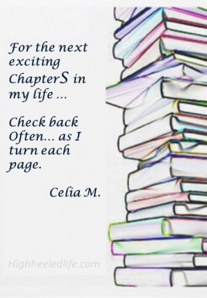 One Chapter Finishes ~ Another Begins...