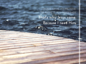 ... in time, the Holy Spirit brought me to this astonishing realization