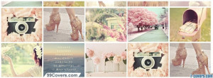 cute girly collage facebook cover