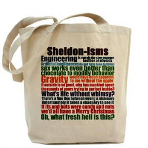 Sheldon Quotes Tote Bag | Gifts For A Geek | Geek T-Shirts