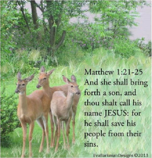Matthew 1:21-25 And she shall bring forth a son, and thou shalt call ...