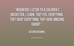 Dudamel we want to go to your concert but it 39 s impossible because ...