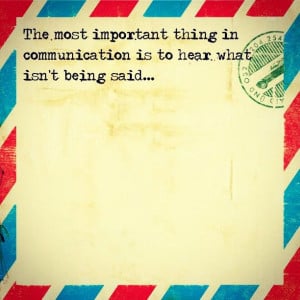 communication is key!
