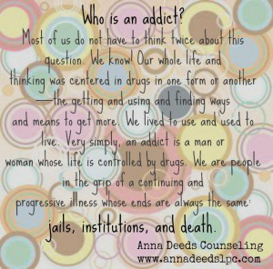 Who is an addict? #addiction #recovery