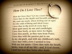This was on our wedding programs :) Such a beautiful poem! And we ...
