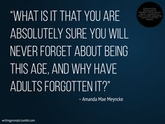 What is it that you are absolutely sure you will never forget about ...