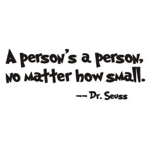 ... person no matter how small wall art wall sayings kids bedroom sticker