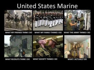 tags marines meme us us marines what i do what they think i do