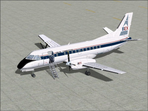 Flight Factory simulations Delta Connection (BEX - Business) Saab340B