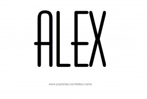 Alex Name Chinese Words